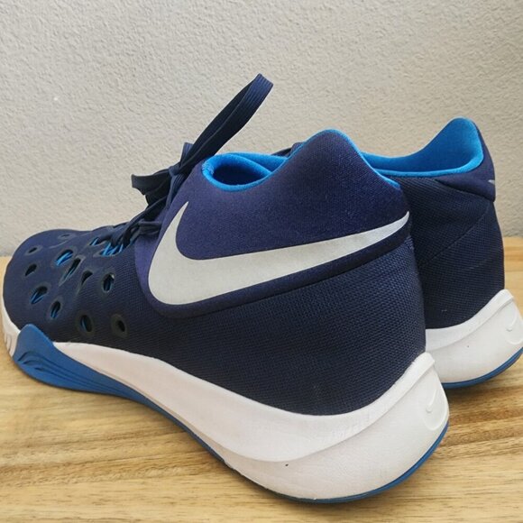 Nike Mens Zoom Hyperquickness TB Basketball Shoes 749883-404 Royal Blue Size 15 - Picture 7 of 13